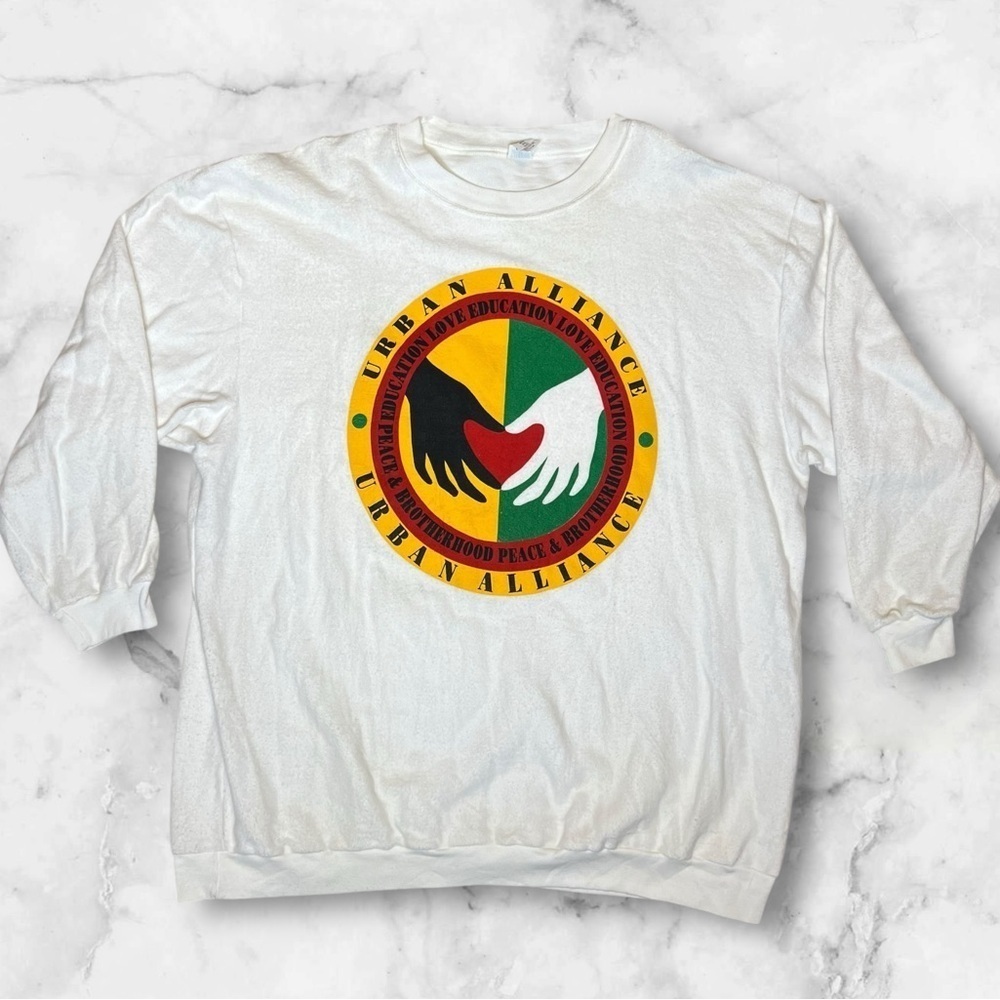 Vintage Gitano Urban Alliance Graphic Sweatshirt One Size Made in Brazil 90s